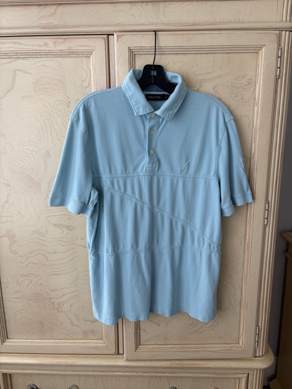 Nautica Pale Blue Short-Sleeve Polo